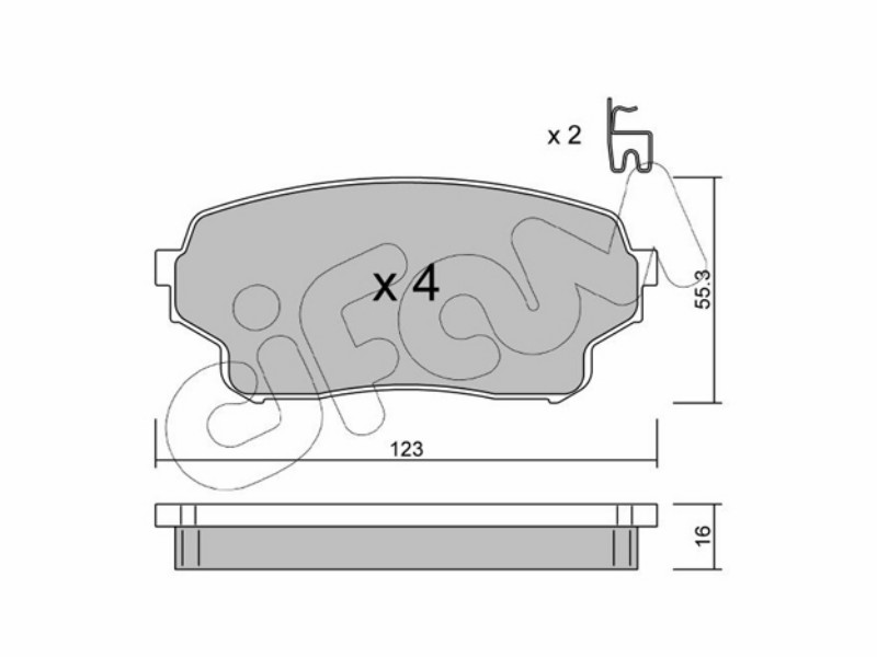 Cifam brake pads