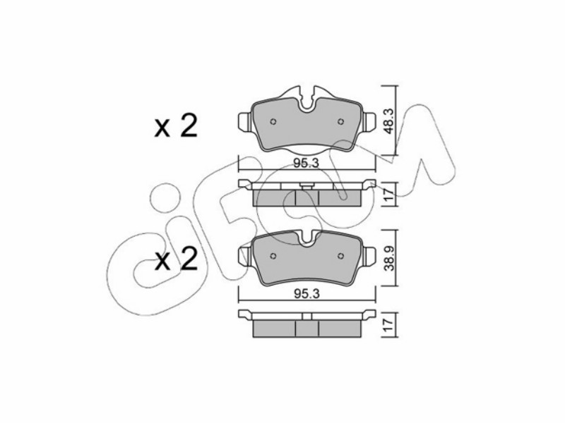 Cifam brake pads