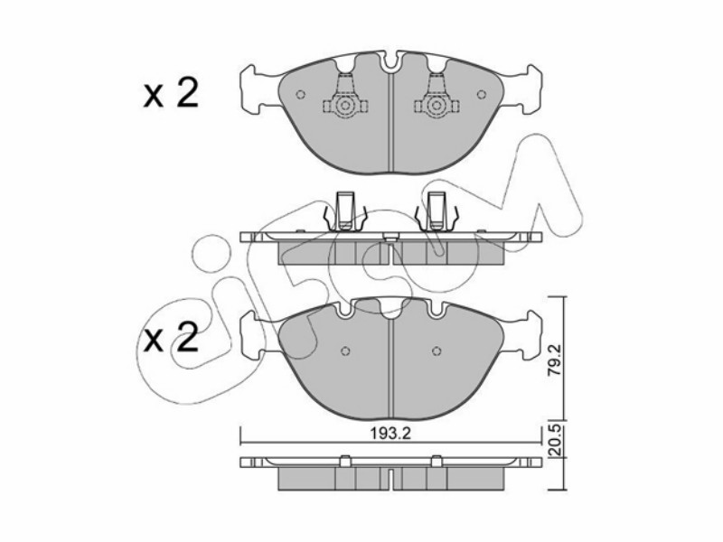 Cifam brake pads