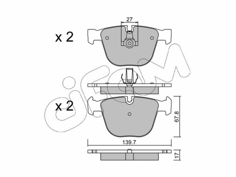 Cifam brake pads