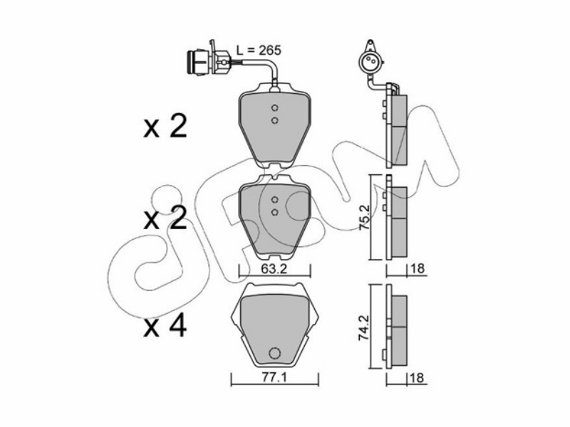 Cifam brake pads