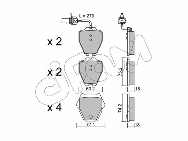 Cifam brake pads