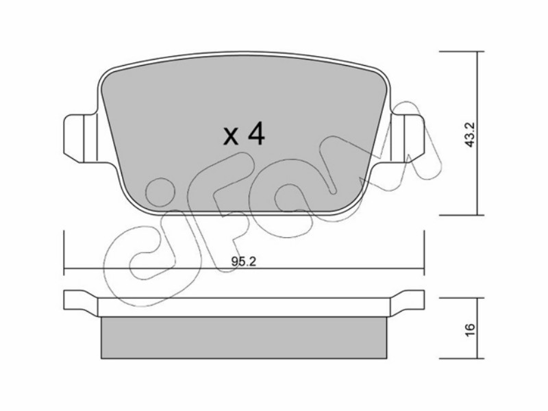 Cifam brake pads
