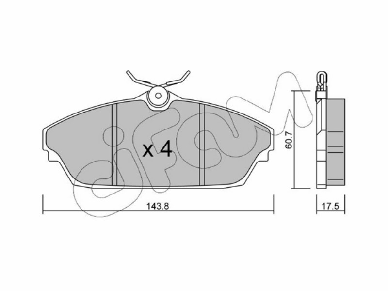 Cifam brake pads
