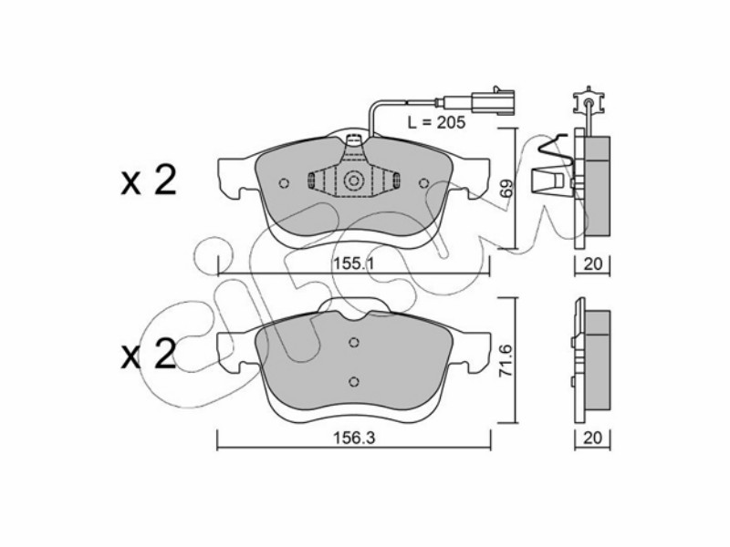 Cifam brake pads