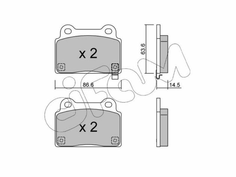 Cifam brake pads