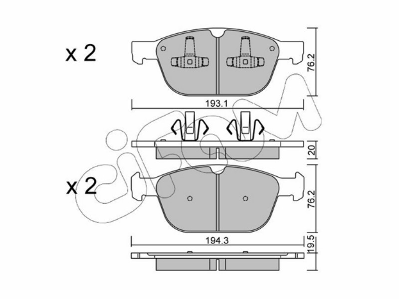Cifam brake pads