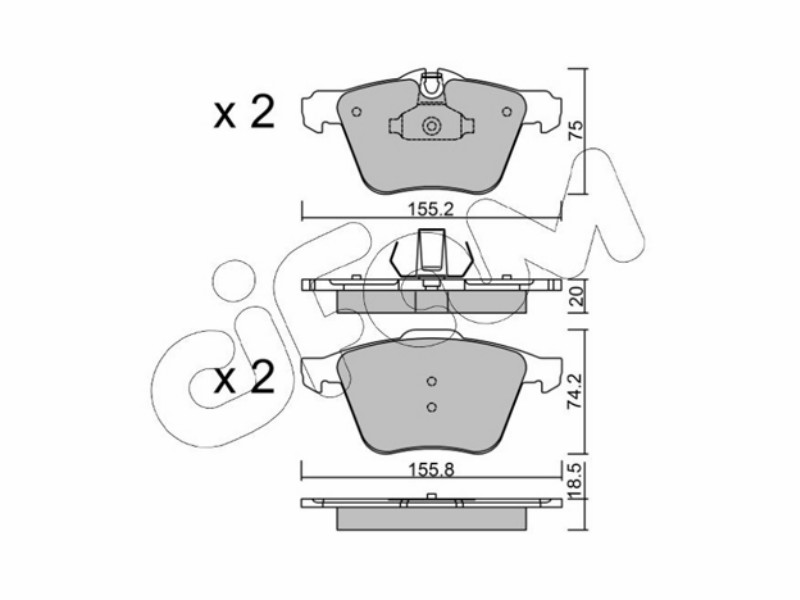 Cifam brake pads