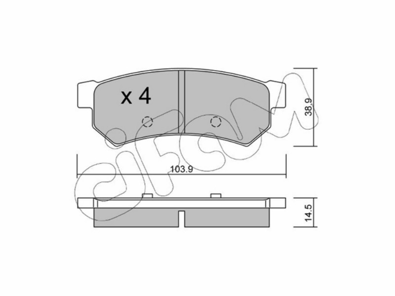 Cifam brake pads