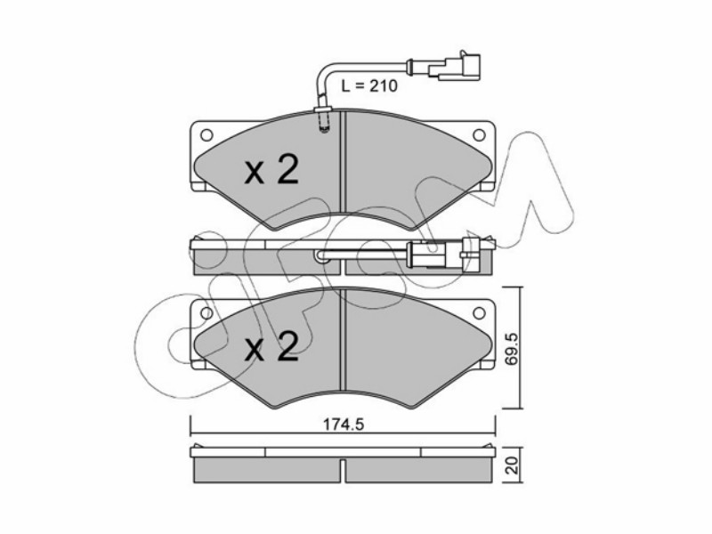 Cifam brake pads