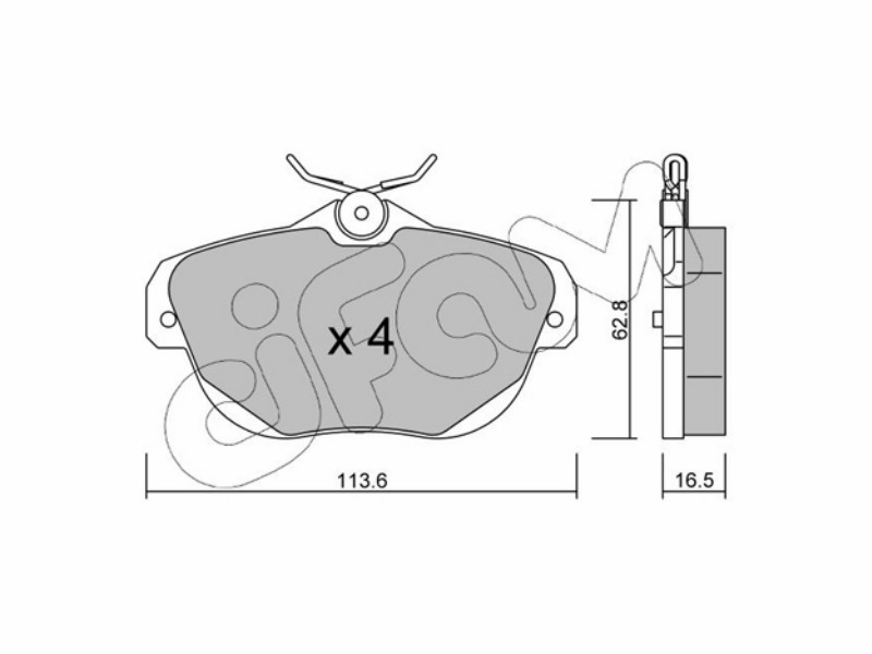 Cifam brake pads
