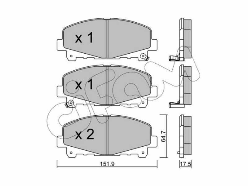 Cifam brake pads