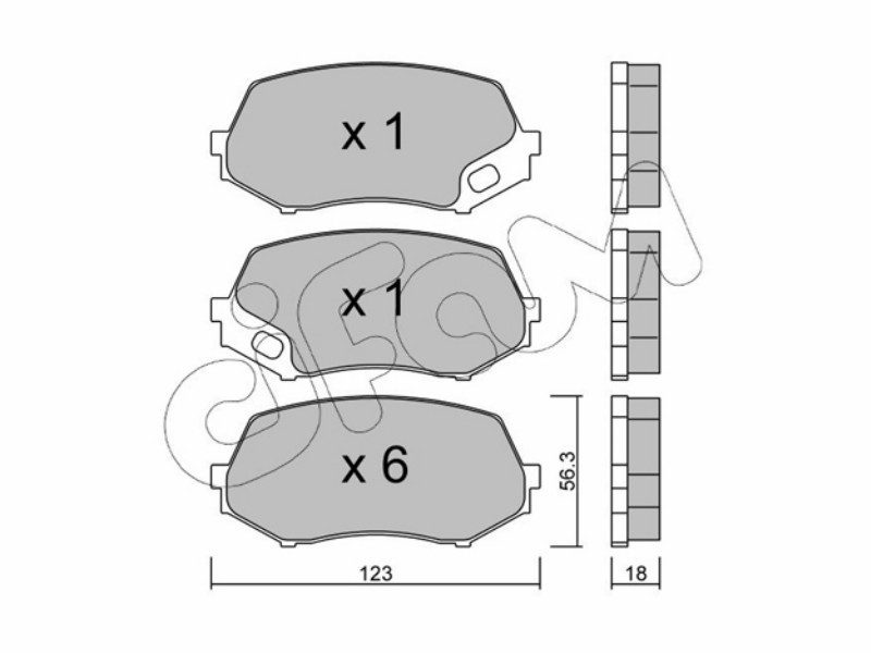 Cifam brake pads