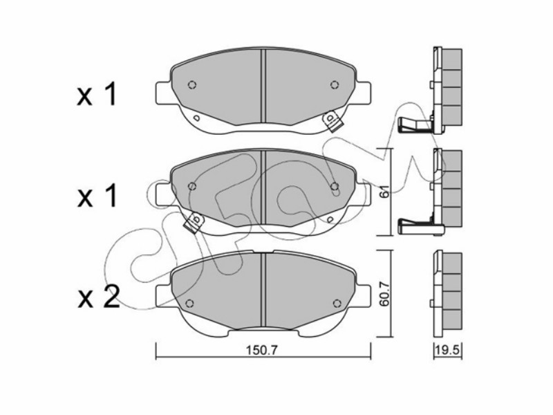 Cifam brake pads