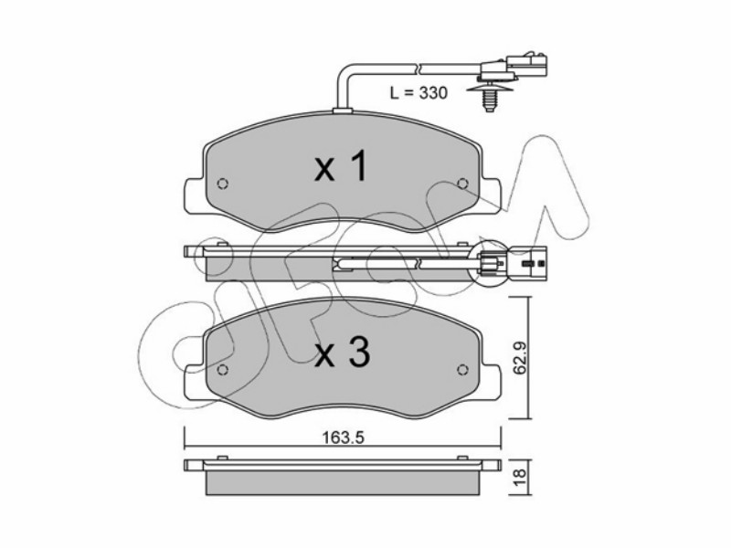 Cifam brake pads