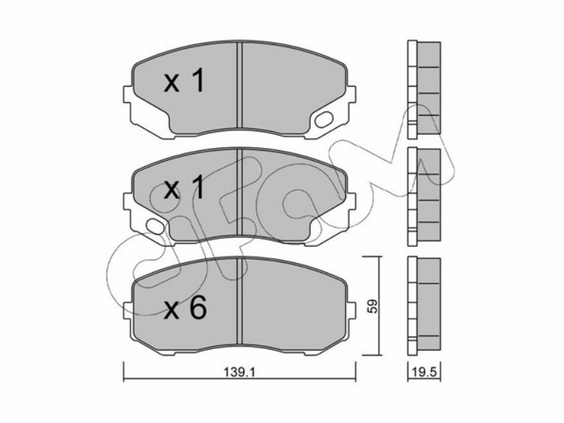 Cifam brake pads