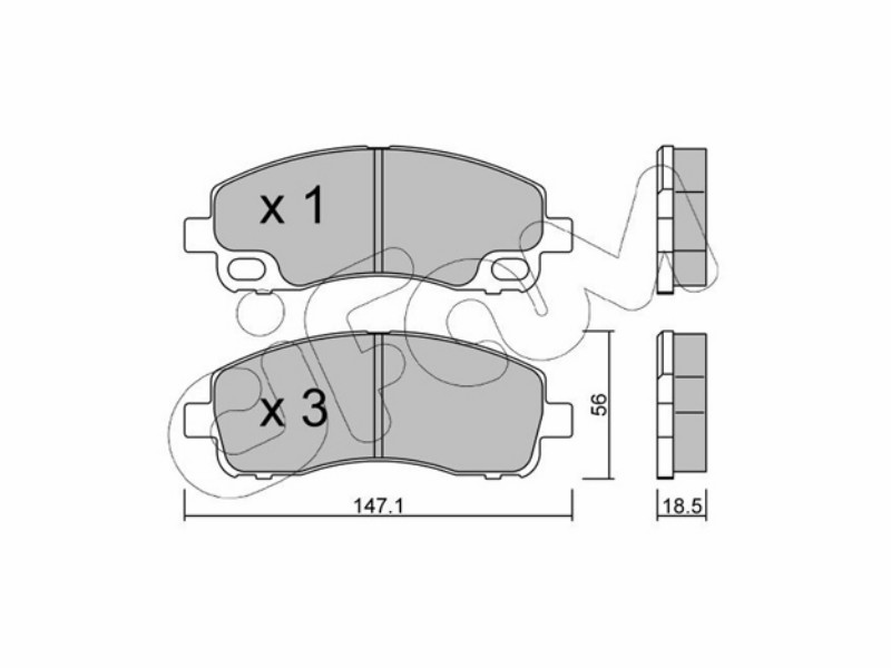 Cifam brake pads