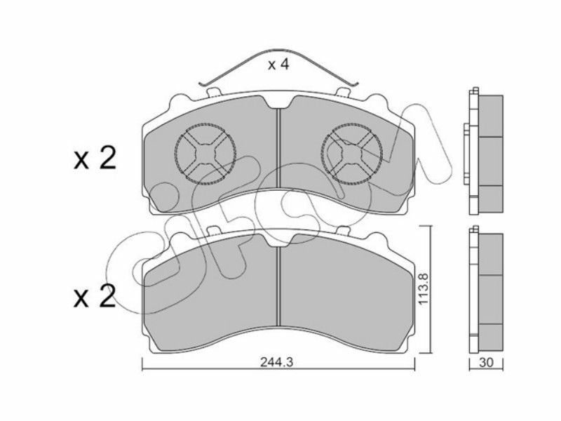 Cifam brake pads