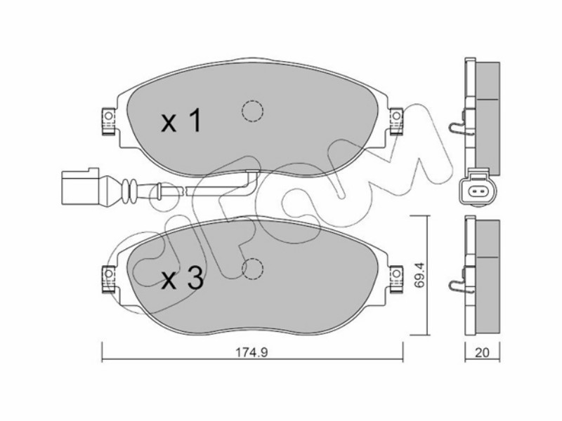 Cifam brake pads