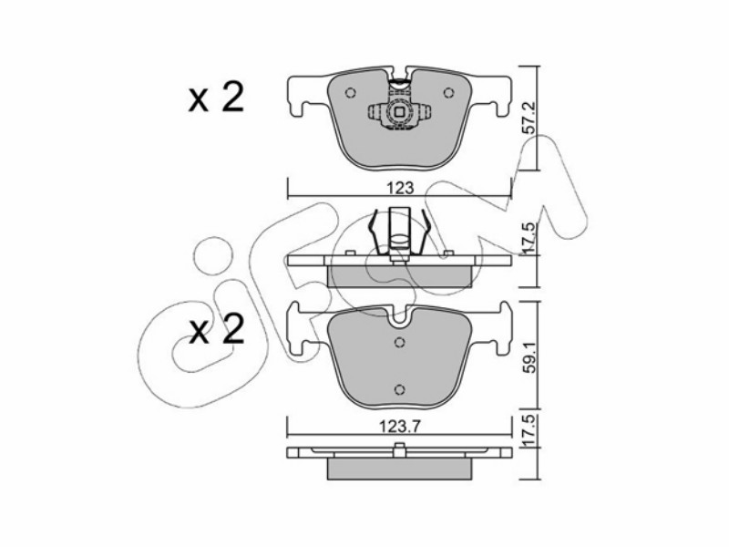 Cifam brake pads