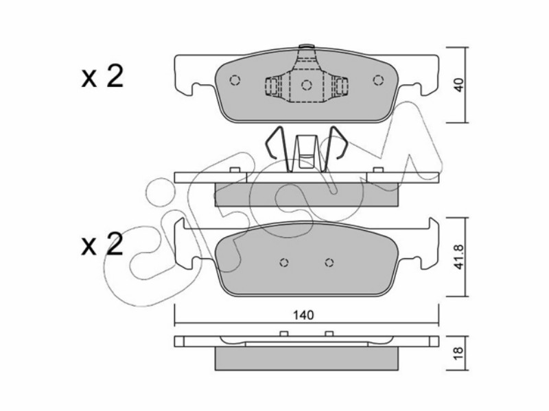 Cifam brake pads