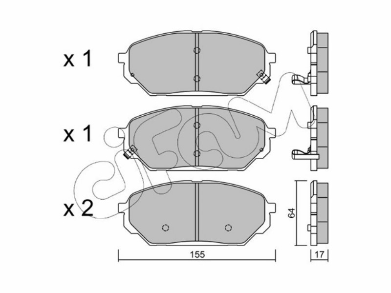Cifam brake pads