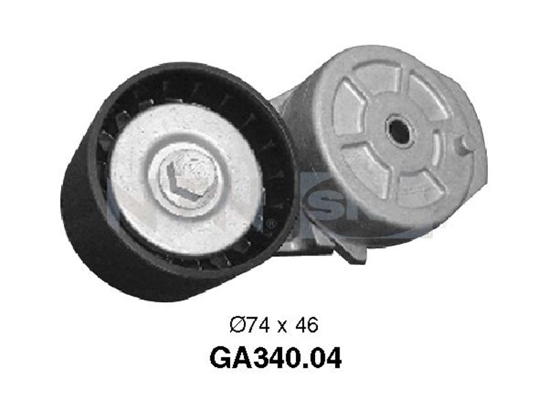 Auxiliary timing belt tensioner