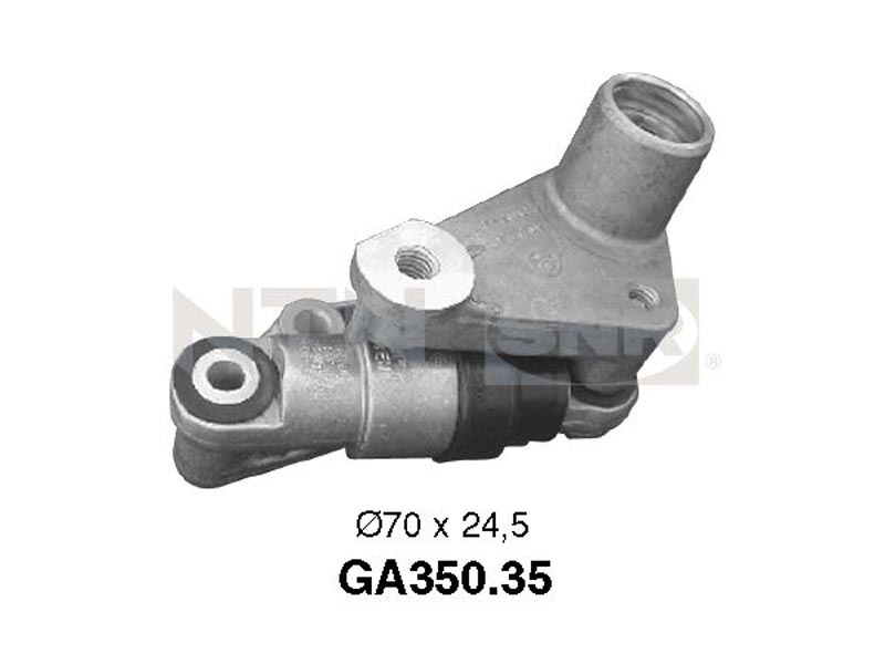 Auxiliary timing belt tensioner