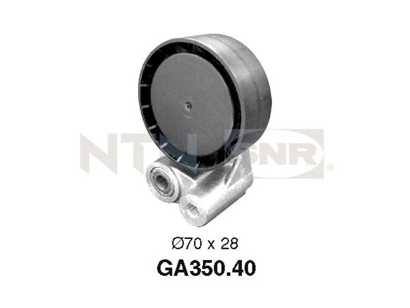 Auxiliary timing belt tensioner