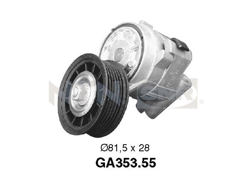 Auxiliary timing belt tensioner