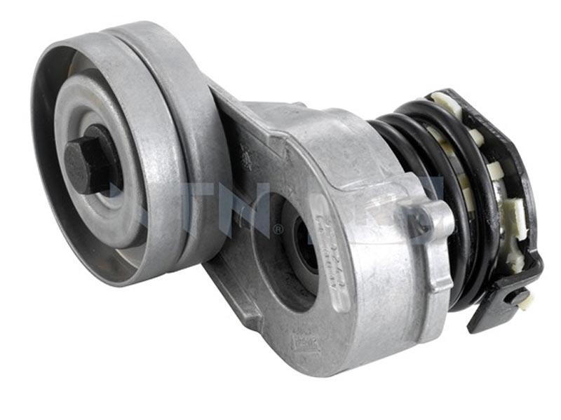Auxiliary timing belt tensioner