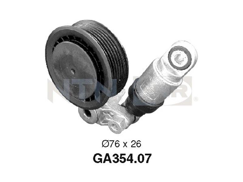 Auxiliary timing belt tensioner