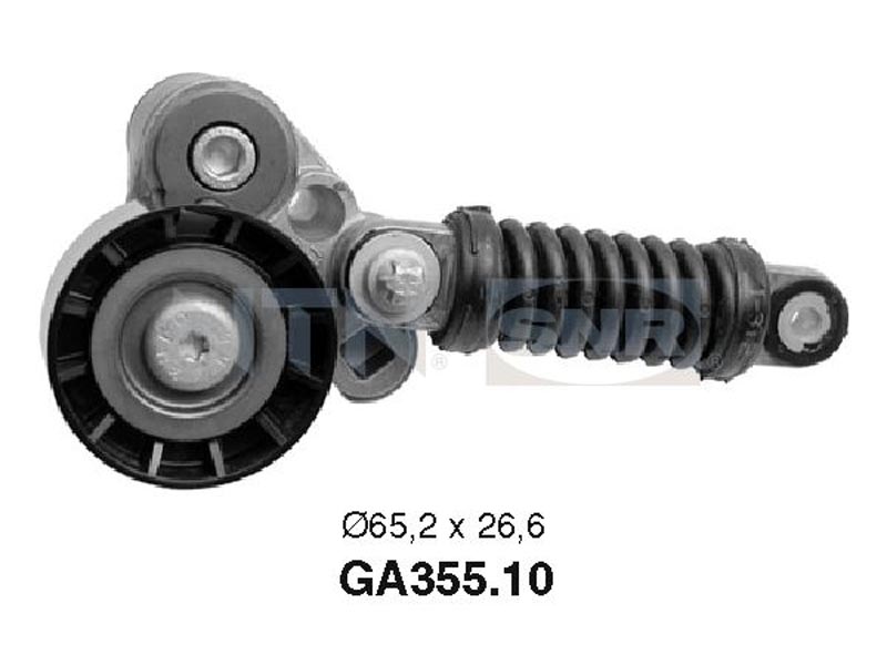 Auxiliary timing belt tensioner