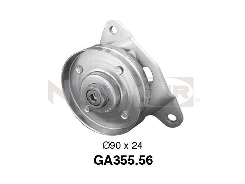 Auxiliary timing belt tensioner