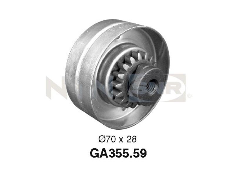 Auxiliary timing belt tensioner