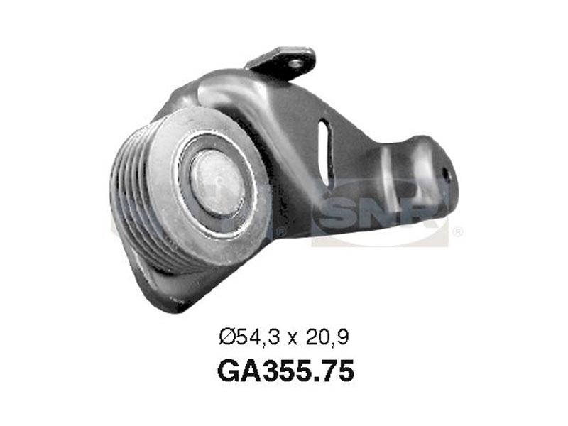Auxiliary timing belt tensioner