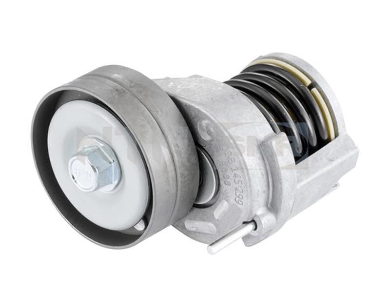 Auxiliary timing belt tensioner