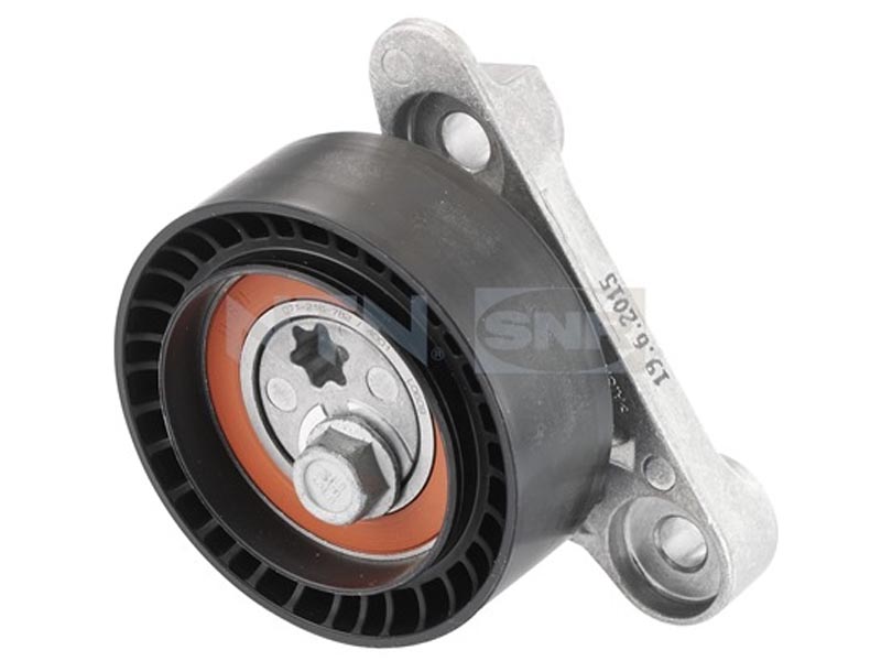 Auxiliary timing belt tensioner