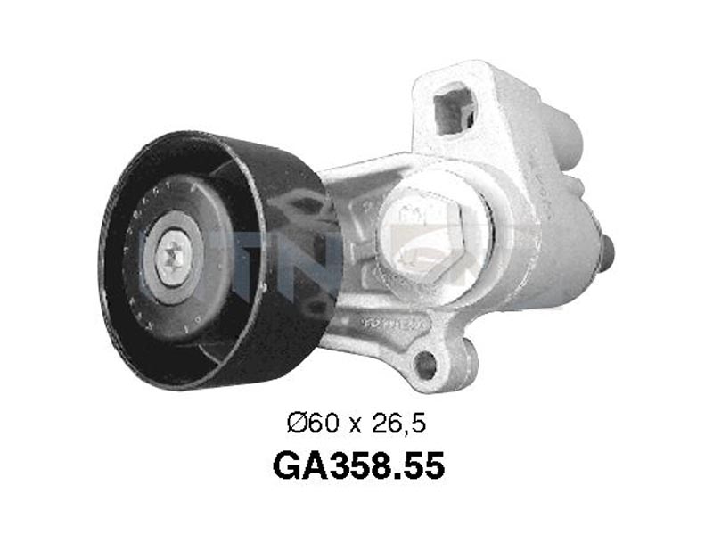 Auxiliary timing belt tensioner