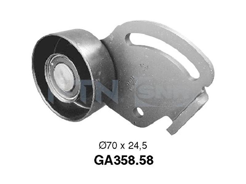 Auxiliary timing belt tensioner