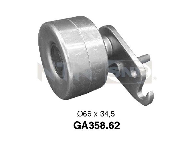 Auxiliary timing belt tensioner