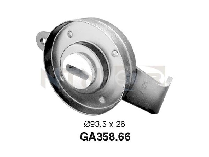 Auxiliary timing belt tensioner