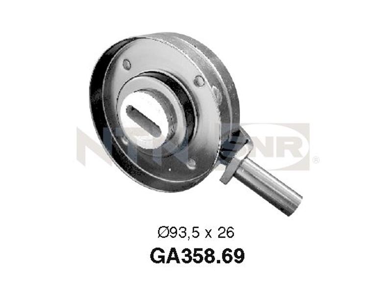Auxiliary timing belt tensioner