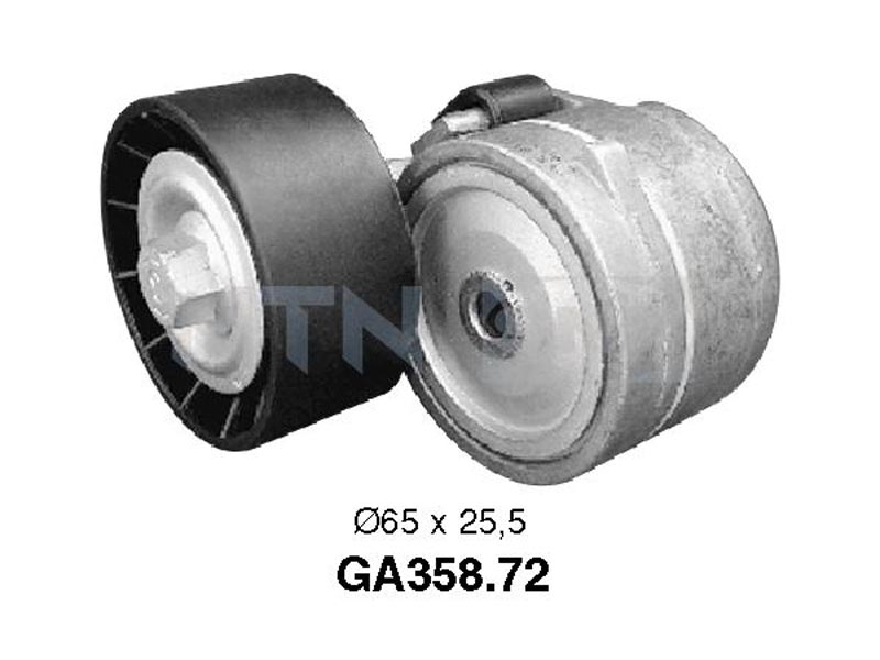 Auxiliary timing belt tensioner
