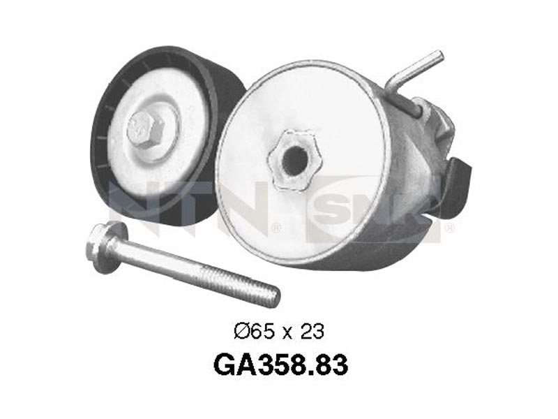 Auxiliary timing belt tensioner
