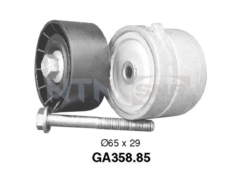 Auxiliary timing belt tensioner