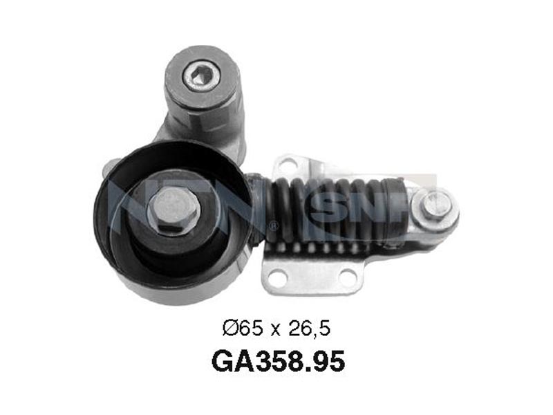 Auxiliary timing belt tensioner