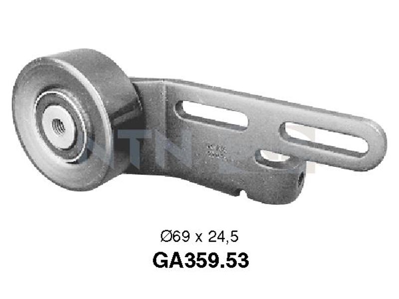 Auxiliary timing belt tensioner