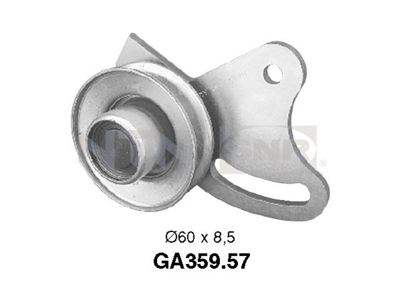 Auxiliary timing belt tensioner