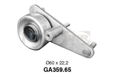 Auxiliary timing belt tensioner